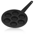 BBQ-Toro Gusseisen Poffertjes Pfanne 7 Förtchen Mini Pfannkuchen Maker