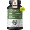 NATURE LOVE® Glucomannan aus der Konjak Wurzel - 120 Kapseln - 4000mg je Tag
