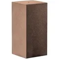 Heissner Gartenbrunnen Gartenbrunnen Sockel Tower Terrakotta, 39x39x68cm, (Komplett-Set) braun