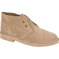 Roamers Uni Desert-Boots / Schnürschuhe / Halbschuhe, Wildleder DF112 (47 EU) (Stein) - Grau - 47