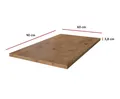 Arbeitsplatte 90 cm 38 mm Küchenzeile Küchenblock Eiche Lancelot Küche Vigo