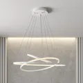 Lucande Pendelleuchte Pendellampe LED Ezana weiß Metall Inneneinrichtung dimm888