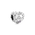 PANDORA Charm Blumiges Herz Mum Pink 791155C01