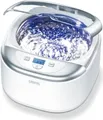 Sanitas Ultraschallreiniger SUR 42 | 50W | 550 ml | 5 Timer | Schmuck & Brille reinigen | Edelstahl | weiß/silber