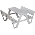 Roba Kindersitzgruppe  Picknick for 4 , grau , Maße (cm): B: 89 H: 50 T: 104.0