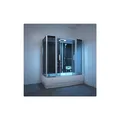 Home Deluxe Diamond BIG Dampfduschkabine, schwarz