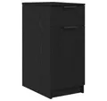 vidaXL Fächerschrank Schreibtischschrank Schwarze Eiche 33 x 50 x 75 cm (1-St)