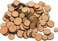 Astscheiben aus Holz zum Basteln Baumscheiben 100 Stk. Floristik Holzscheiben