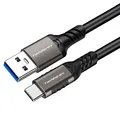 TechExpert Kabel USB A auf USB C 3.2 Gen2 max. Geschwindigkeit 10 Gbit/s Aufladung bis zu 60 W 20 V/3 A 1 Meter