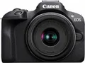 Canon EOS R100 + RF-S 18-45mm F4.5-6.3 IS STM Kit - 24,1 MP - 6000 x 4000 Pixel - CMOS - 4K Ultra HD - 309 g - Schwarz (6052C013)