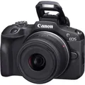 CANON EOS R100 Kit Systemkamera mit Objektiv 18-45 mm, 7,62 cm Display WLAN NEU