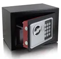 Bituxx Minisafe mit elektronischem Zahlenschloss Mini Tresor Wandtresor Wandsafe Safe 230x170x170mm 3mm Stärke Schwarz MS-12667