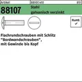 Flachrundschraube R 88107 Schlitz VG M8x50 Stahl 4.6 galv.verz. 200St.