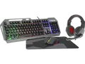 SPEEDLINK LUNERA 4in1 Illuminated, Gaming Set, Rubberdome, Sonstiges, kabelgebunden, Schwarz