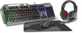 SPEEDLINK LUNERA Illuminated Gaming Set Tastatur Headset Maus Mauspad Schwarz