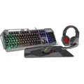 Speedlink LUNERA 4in1 RGB Gaming Set, black - DE layout Tastatur