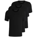 BOSS T-Shirt Rundhals BOSS ONE (Packung, 3-tlg., 3er-Pack) mit dezentem BOSS Logo-Print schwarz XXL (54)
