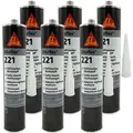 Sikaflex 221 Dichtstoff Karosseriekleber stahlgrau 6x 300ml überlackierbar