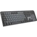Logitech MX Mechanical Full Size Wireless Illuminated Performance Tastatur, kabellos, Tactile Quiet Switches, schwarz/Graphit