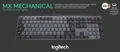 Logitech Tastatur MX Mechanical, Wireless, Bolt, Bluetooth Illuminated, Leise, Taktil, Akku, DE, grafit, Retail