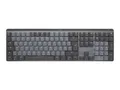 Logitech MX Mechanical Kabellose Tastatur - Grafit, Deutsch (Leise und Taktil...