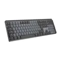 Logitech MX Mechanische kabellose beleuchtete Tastatur, Deutsches QWERTZ - Grau