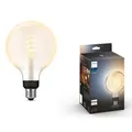 Philips Hue White E27 White Filament LED Globe Lampe G125 7W - Giant Edison Lampe mit Glühwedel und tunbale White 2200 - 6500 Kelvin