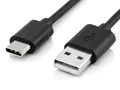 2m USB-C Ladekabel Schwarz – USB 2.0 Schnellladen für Smartphone & Tablet Reekin