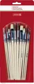 BRUNNEN Schulpinsel natur, 12er Set | 1048929 | 2020 | Baier&Schneider