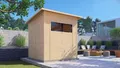 BERTILO Gartenhaus Pent Modern 3, in verschiedenen Farben, BxT: 252x232 cm, mit hohen Seitenwänden und einer 1,88 m hohen Doppeltür