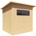 Bertilo Gerätehaus Pent Modern 3 Natur 208 cm x 202 cm FSC®