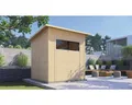 Gartenhaus Bertilo Fineline Rhombusprofil Modern 3 252 x 232 cm natur