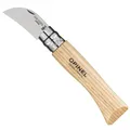 Opinel N°07 Kastanien Knoblauch Klappmesser 12C27 Klinge Walnussholzgriff