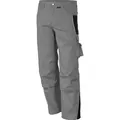 Qualitex Arbeitshose 'PRO' in grau/schwarz, Größe: 50 - Bundhose MG 245 g - PROfessionals-Werkstatthose