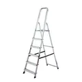 Krause Corda Stehleiter Haushaltsleiter Stufenleiter 6 Stufen Leiter einseitig