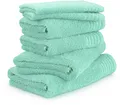 Möve Handtuch Set New Classic, Walkfrottier (Set, 6-St), 2x Gäste-, 2x Hand- und 2x Duschtücher