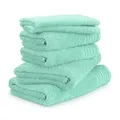 Möve Handtuchset New Classic 6-TLG Handtücher - 2X 30x50 cm + 2X 50x100 cm + 2x67x140 cm, 100% Baumwolle, Jelly Mint