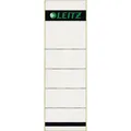 LEITZ Ordnerrücken Etiketten Aufkleber 61x192mm kurz breit WEIß GRAU Ordner neu