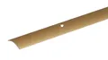 Alberts 479763 Übergangsprofil | mit zwei Rillen | Aluminium, bronzefarbig eloxiert | 900 x 30 mm