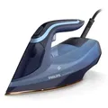 Philips Bügeleisen 8000 Series mit Keramikbügelsohle, 55 g/min kostanter Dampf, 3000 W, Blau (DST8020/20) - Blau