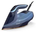 Philips Bügeleisen 8000 Series mit Keramikbügelsohle, 55 g/min kostanter Dampf, 3000 W, Blau (DST8020/20)