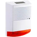 VisorTech Alarm Attrappe: Alarmsirenen-Attrappe mit Solar und Blinklicht, IP44