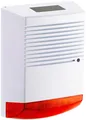 Alarm Attrappe AlarmsirenenAttrappe mit Solar und Blinklicht, IP44 Alarmanlag...
