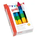 Geburtstagskerzen-Set, bunt 1er Set 10 cm hoh 10 Stk. 13 mm Durchmesser NEU