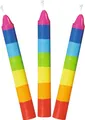 goki Geburtstagskerzen-Set, bunt, Partydeko