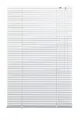 Lichtblick Aluminium Jalousie, Alu-Jalousie mit Klemmträgern und Wandmontageclips für Fenster und Türen Weiß, 220 cm L x 60 cm B
