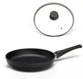 Hoffmann STONIQ Bratpfanne Ø 28 cm IQ-SHIELD Antihaft mit Deckel