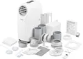 Welltec ACH1414PRO Mobile Klimaanlage | 4in1 Klimagerät: Kühlung, Heizung, Entfeuchtung, Belüftung | geschlossener Kreislauf | 14.000 BTU | max. 75 m² | WiFi | Energieklasse A | 5 Jahre Garantie