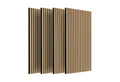IZODEKOR 3D Wandpaneel IZODEKOR 3D Wandpaneele Holz Schalldämmung, Akustikpaneele, (Set) Schallabsorbierend, flexibel zuschneidbar