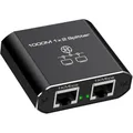 LAN Splitter 1 auf 2 1000Mbps Ethernet Splitter 2 Port Mit Type-C-Netzkabel G...